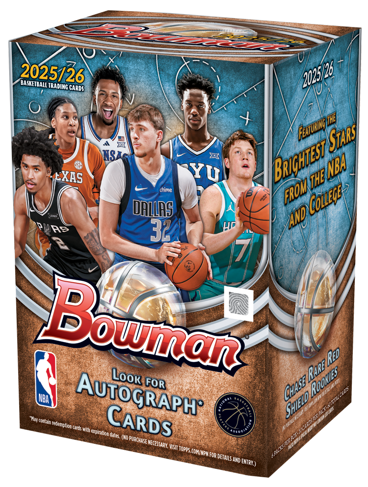 9b1f3ba6883174dc07b36fb03d3e70e2e59fc3af_ecom_25BNBA_FGC6691_92V 2025-26 Bowman Basketball - Value Box - Image 1