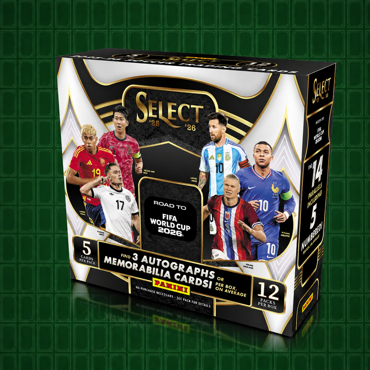 549e732ebde60315a88cee07b72ad97b4613e64e8683d4649515e61fdb262eae 2025/26 Panini Select Road to FIFA World Cup Soccer Hobby - Image 1