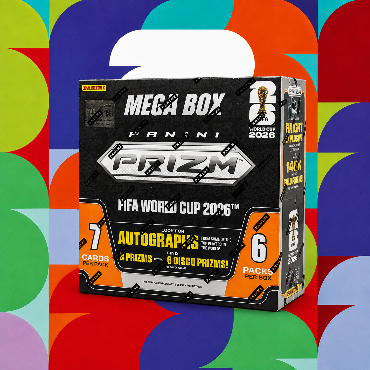 083bc16968ce1a3fa6d86368485da5f7fd363ce9dc2bf5e0b109e6986870a1b8 2026 Panini Prizm FIFA World Cup Soccer Mega Box - Image 1